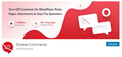 plugin WordPress desactivar comentarios
