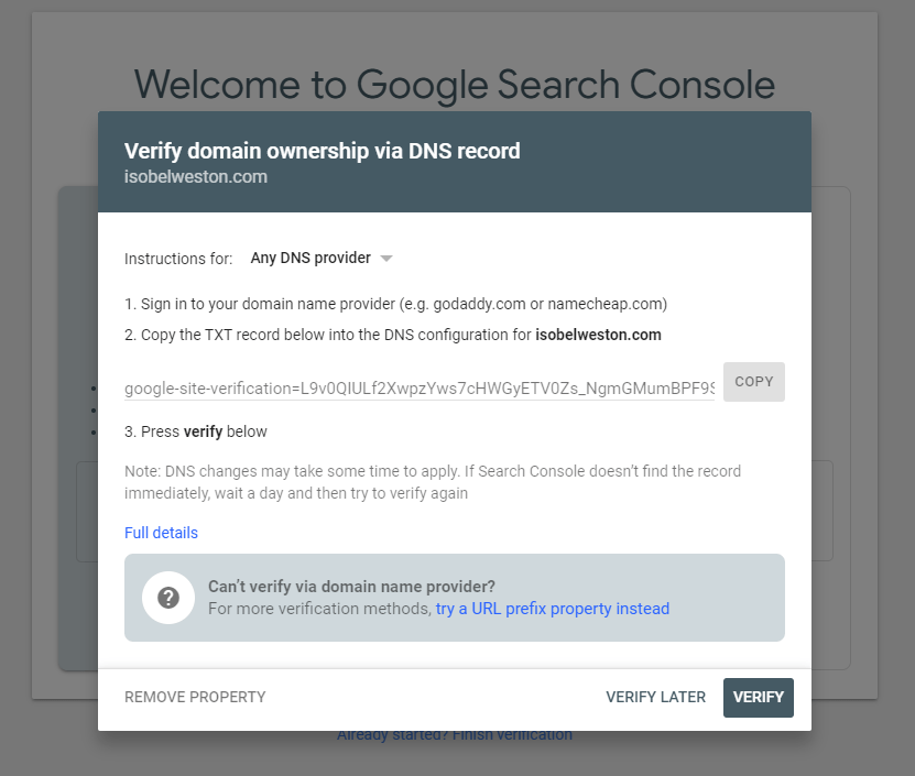 Envíe su sitio HTTPS a Google Search Console