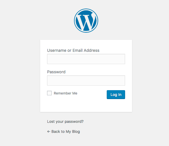 Inicie sesión en WordPress y elija un tema