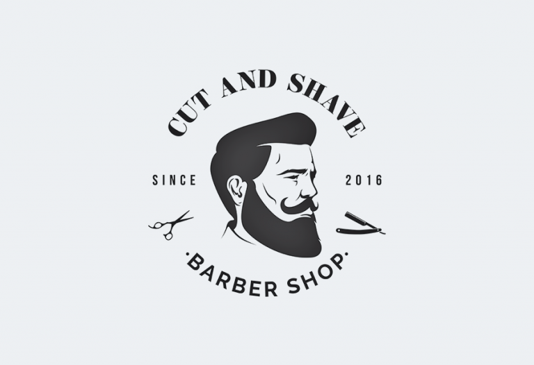ejemplo de logo para barbería