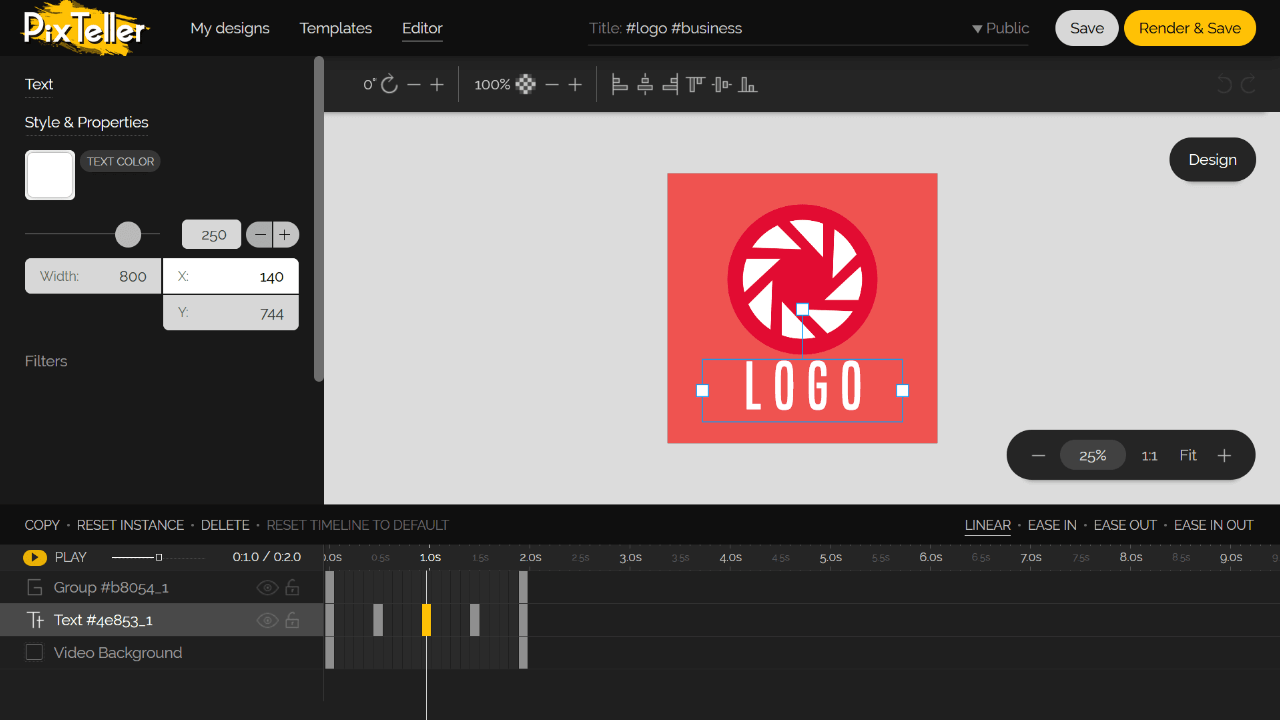 How To Make An Animated Logo In Color
