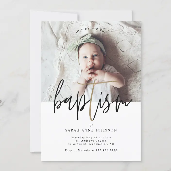 How To Create A Baptism Invitation