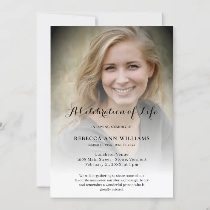 How To Create A Funeral Invitation