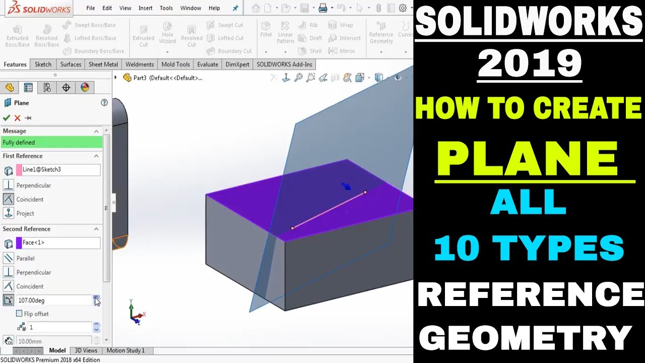How To Create A Plane In Solidworks