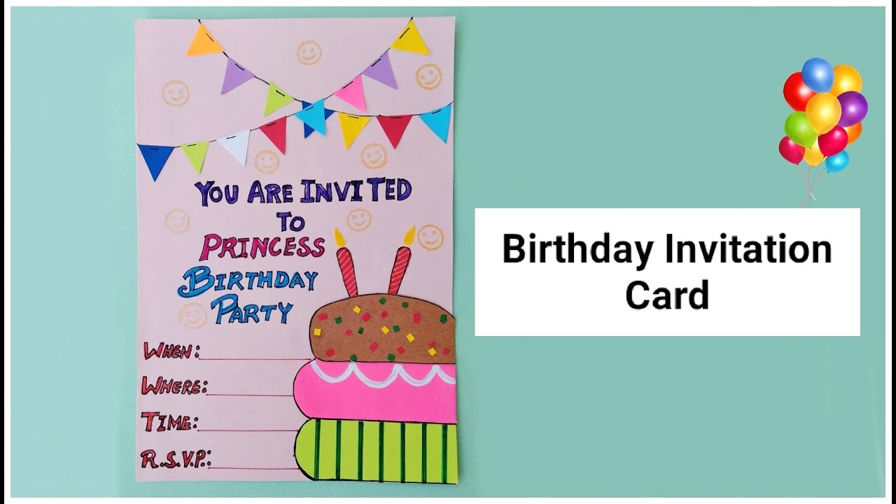 How To Make A Birthday Invitation For Adults