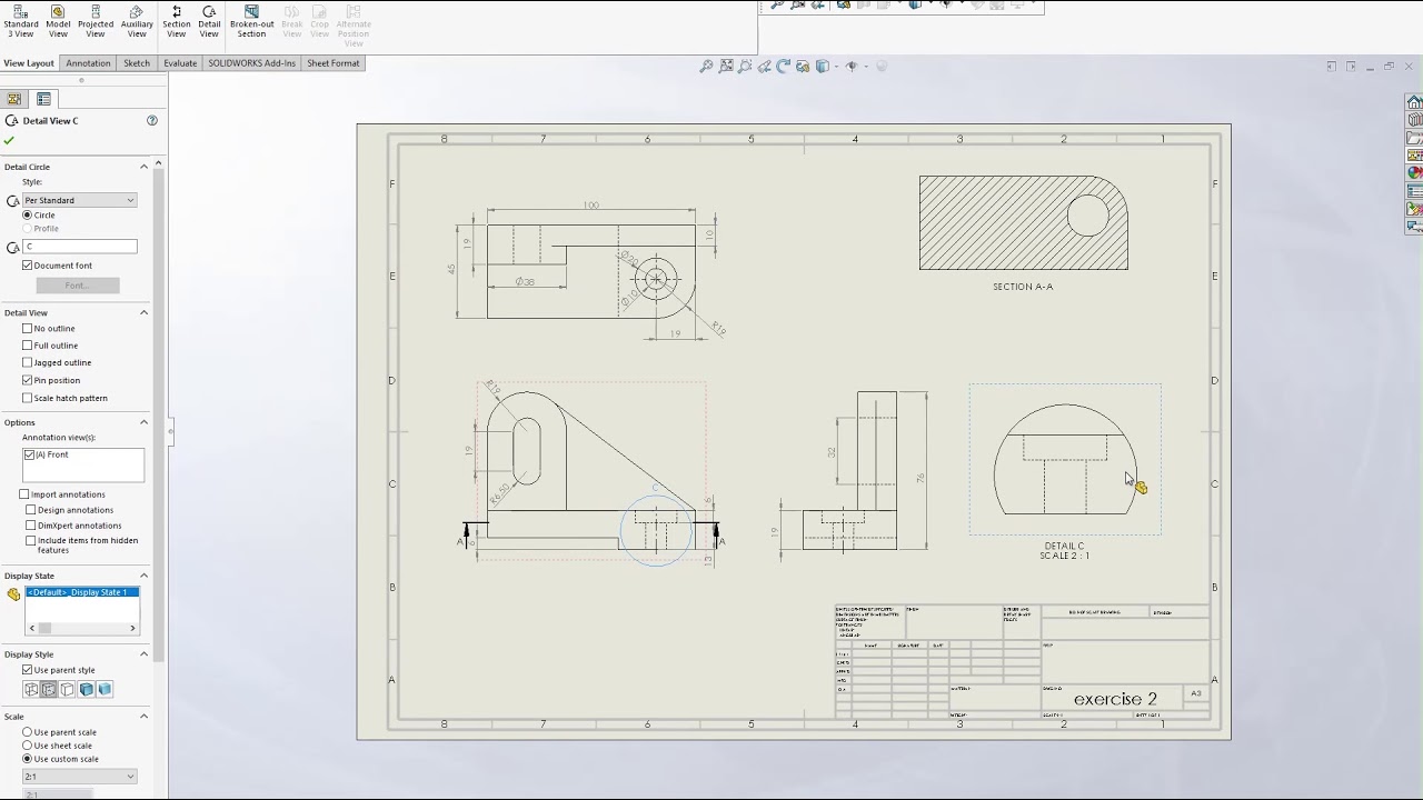 How To Make A Part Drawing In Solidworks