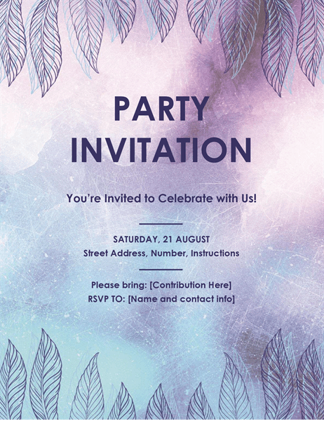 How To Make A Party Invitation