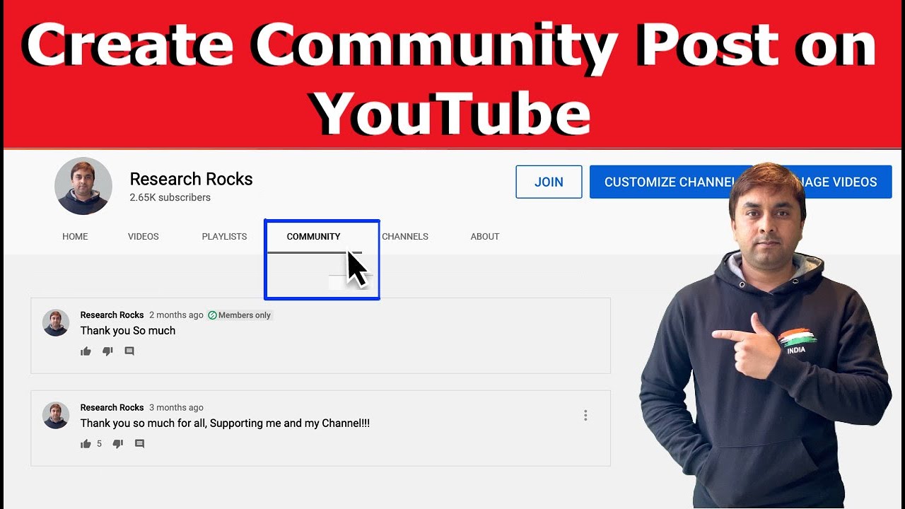 How To Make A Post For Youtube