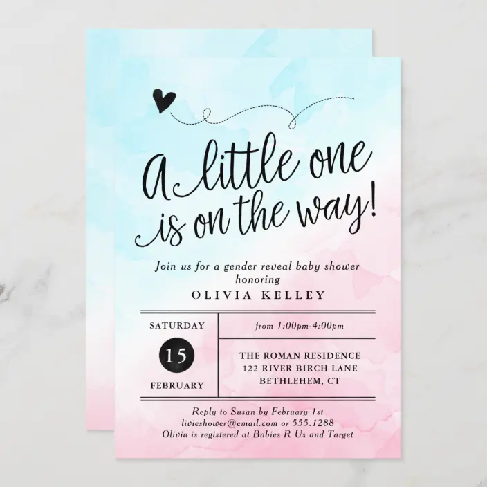 How To Make An Invitation For Reveal
