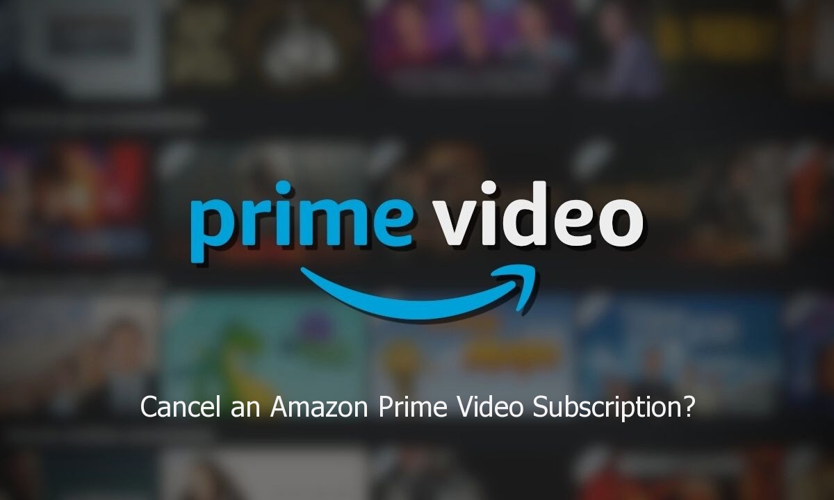 Cancel An Amazon Prime Video Subscription